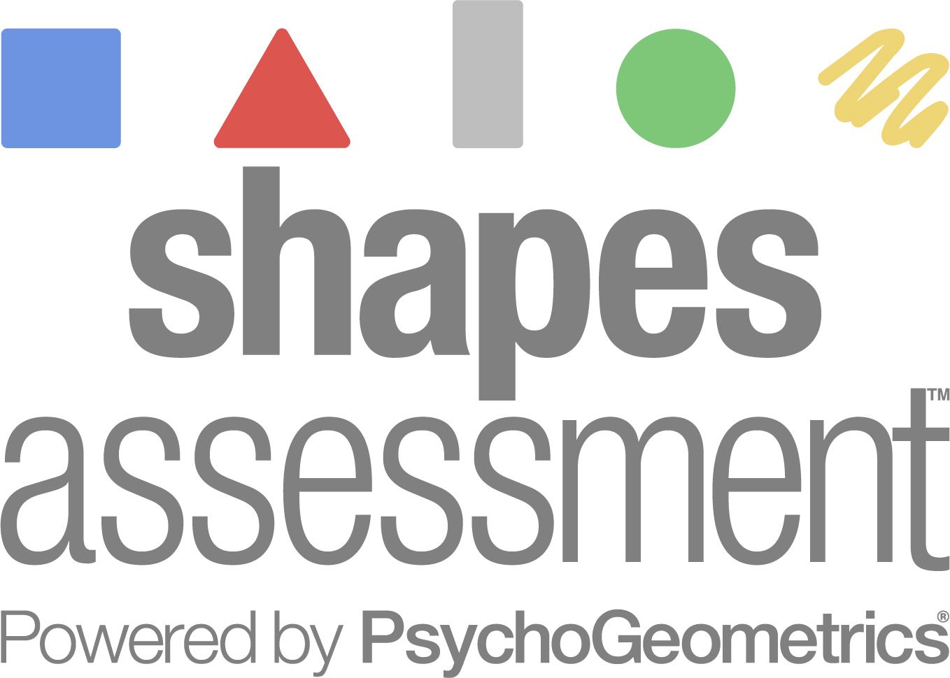 Shapes Assessment Logo - Stacked